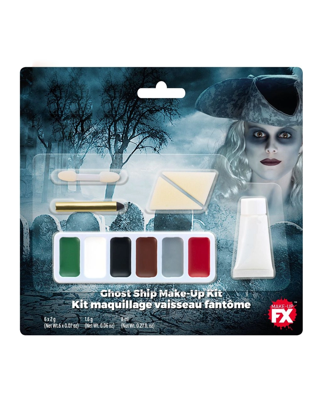 Spooky Ghost Make-up Set â Bild 7