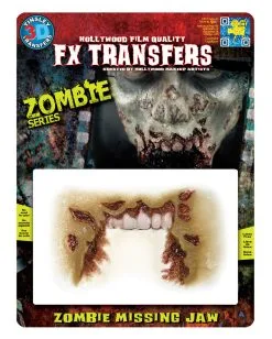 3D FX Transfer Tattoo Wunde Zombie Mund