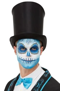 Day Of The Dead FX Make Up Set Blau