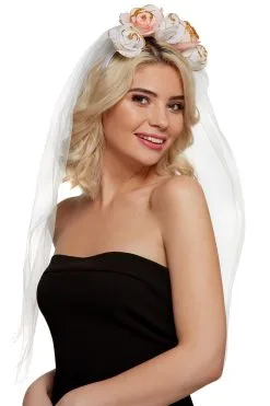 Blumenhaarreif Mit Schleier