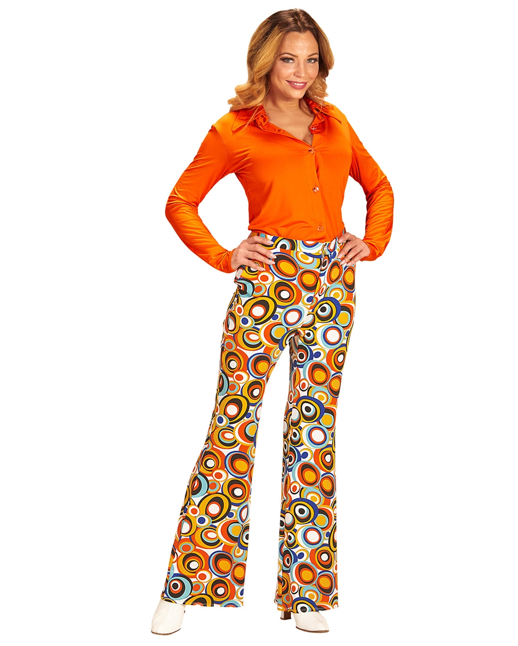 Groovy 70`s Damen-Schlaghose Bubbles – Bild 2