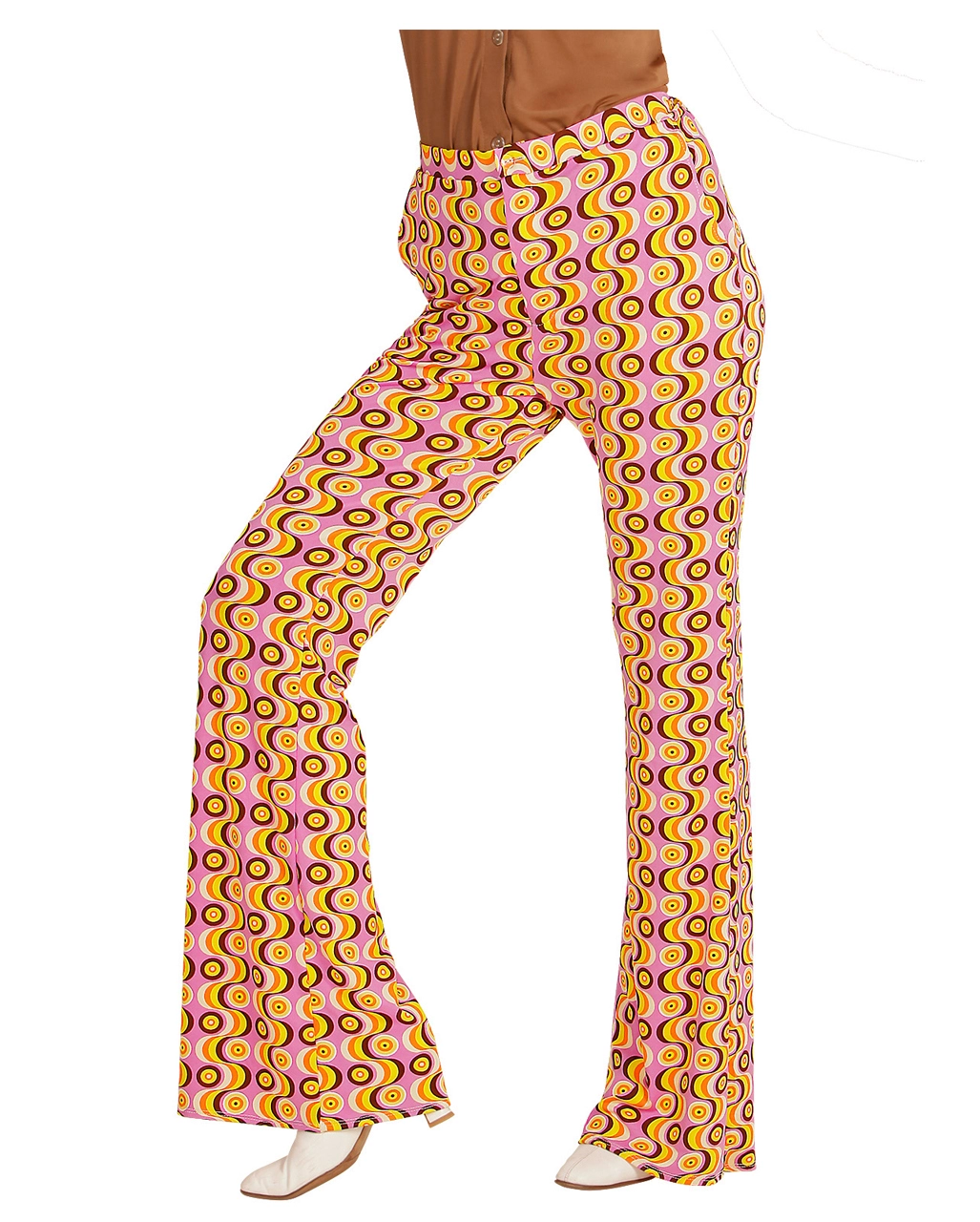 Groovy 70´s Damen-Schlaghose Discs