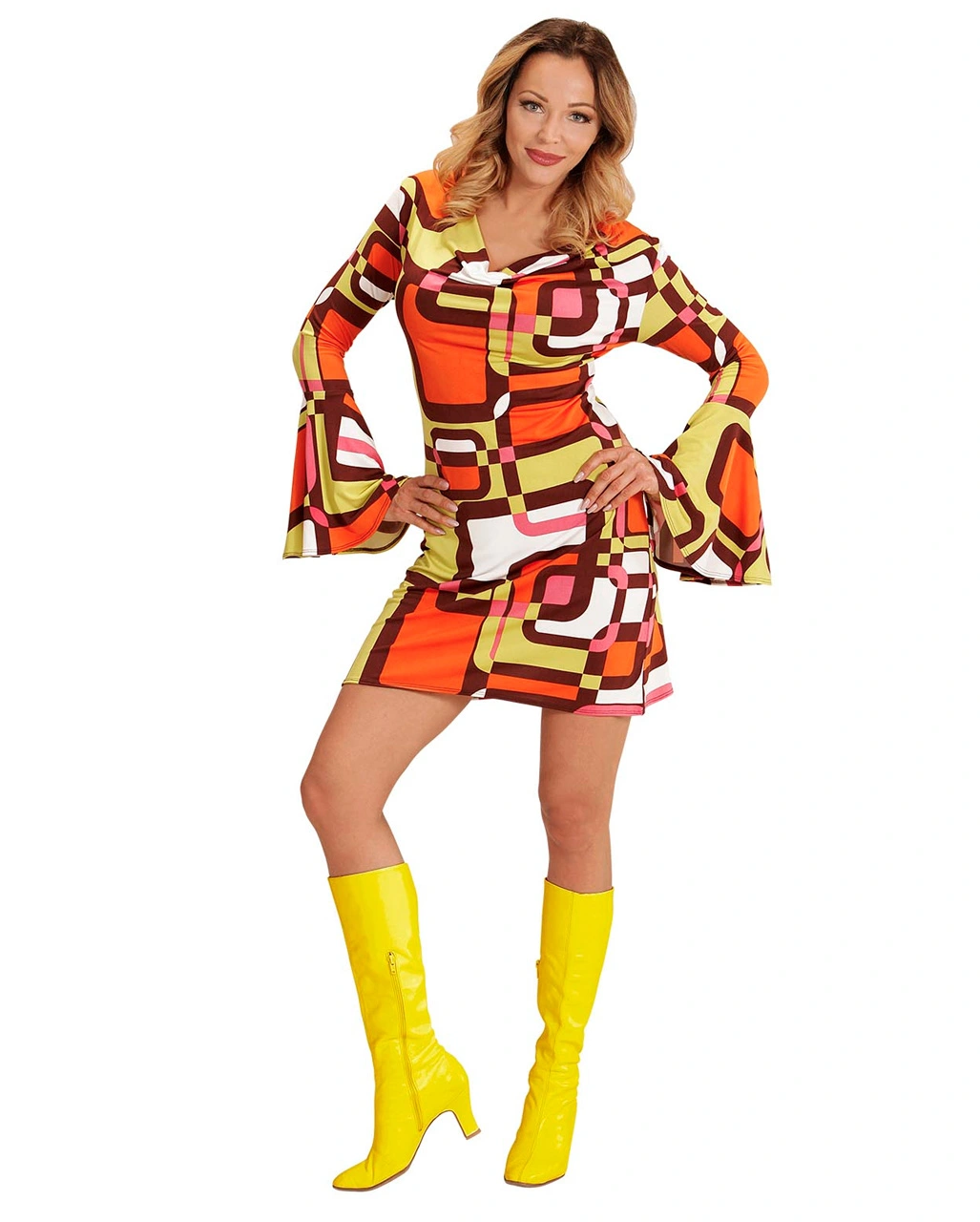 Groovy 70´s Kleid Tubes – Bild 2
