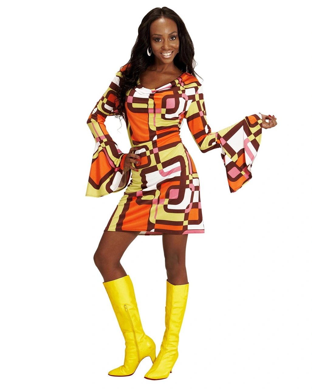 Groovy 70´s Kleid Tubes – Bild 3