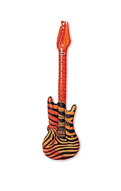 Aufblasbare Gitarre Tigermuster