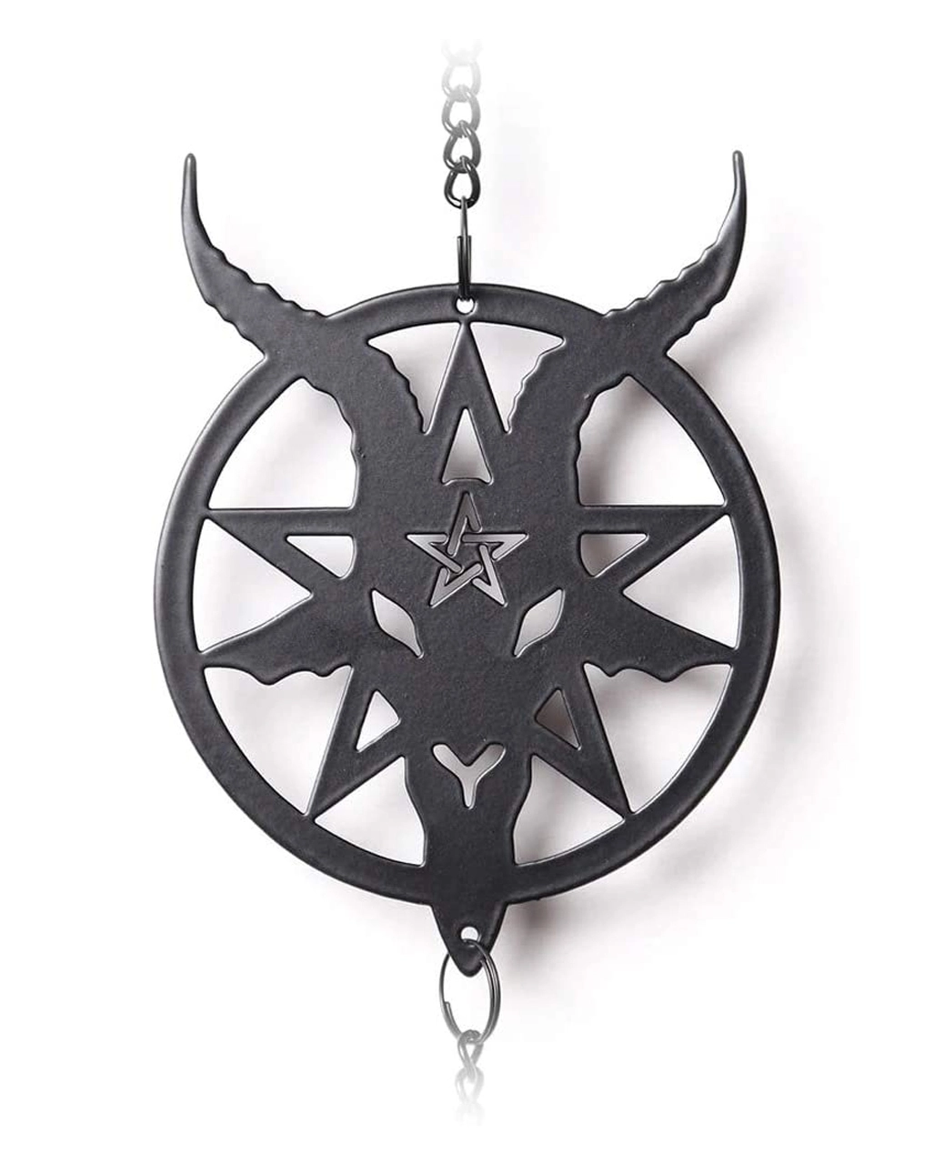 Baphomet Metall Windspiel – Bild 2