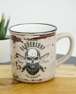 Barber Skull Totenkopf Tasse