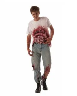 Blutiges Zombie Gedärme T-Shirt