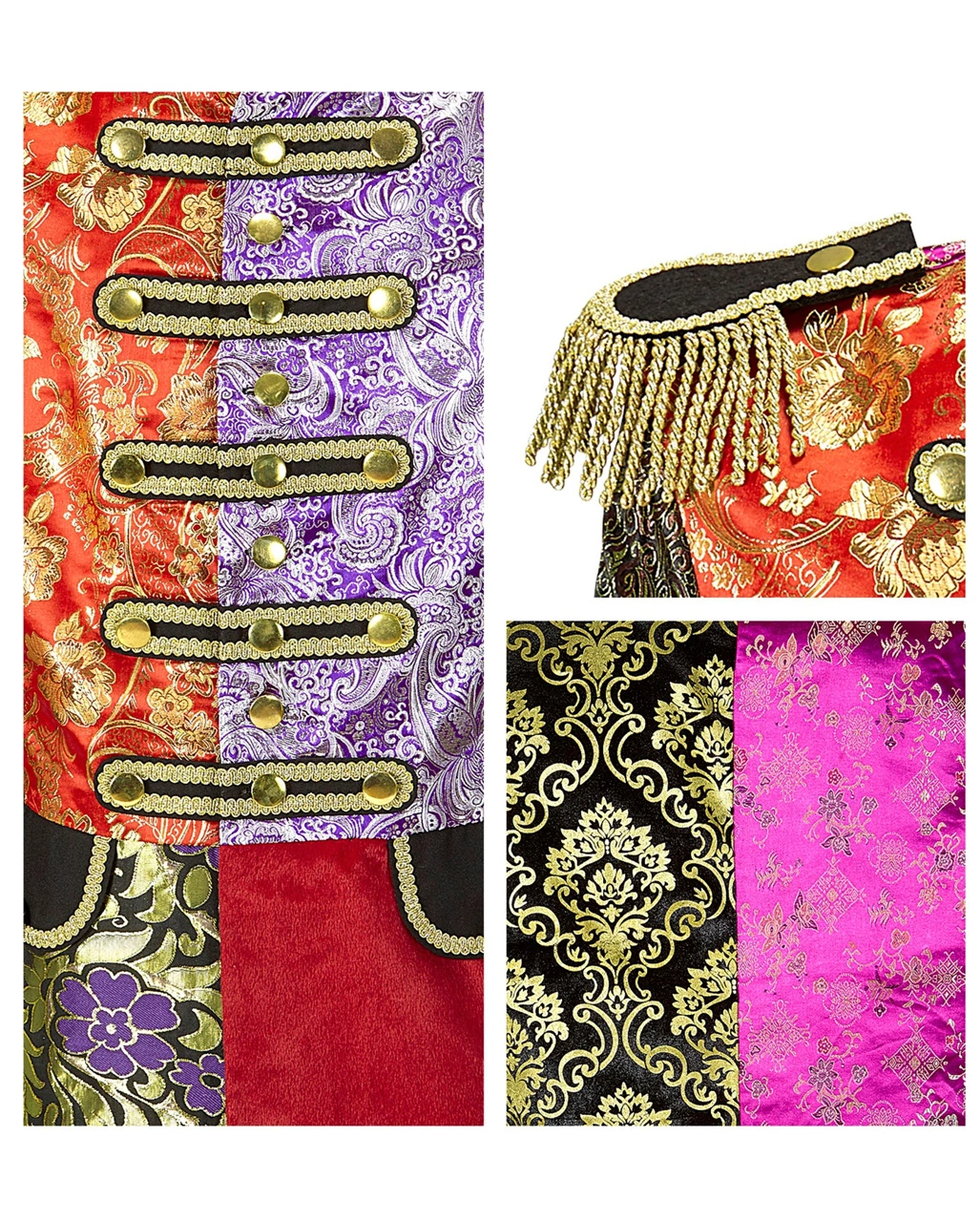 Bunte Venezianische Jacquard Jacke – Bild 4