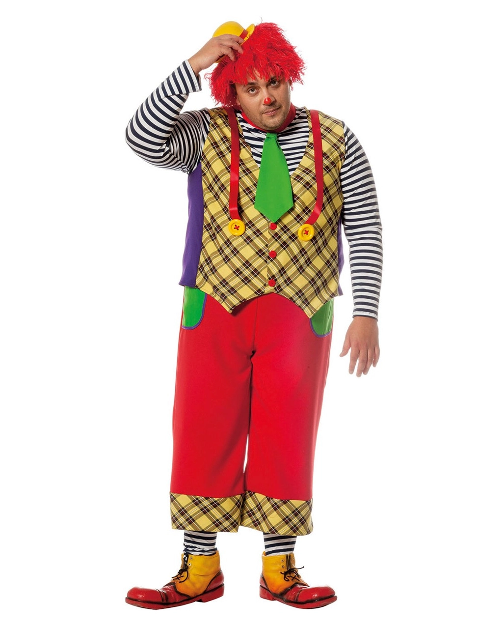 Clown Oleg Herren Kostüm – Bild 3