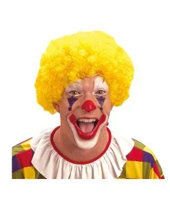 Clowns Perücke Gelb