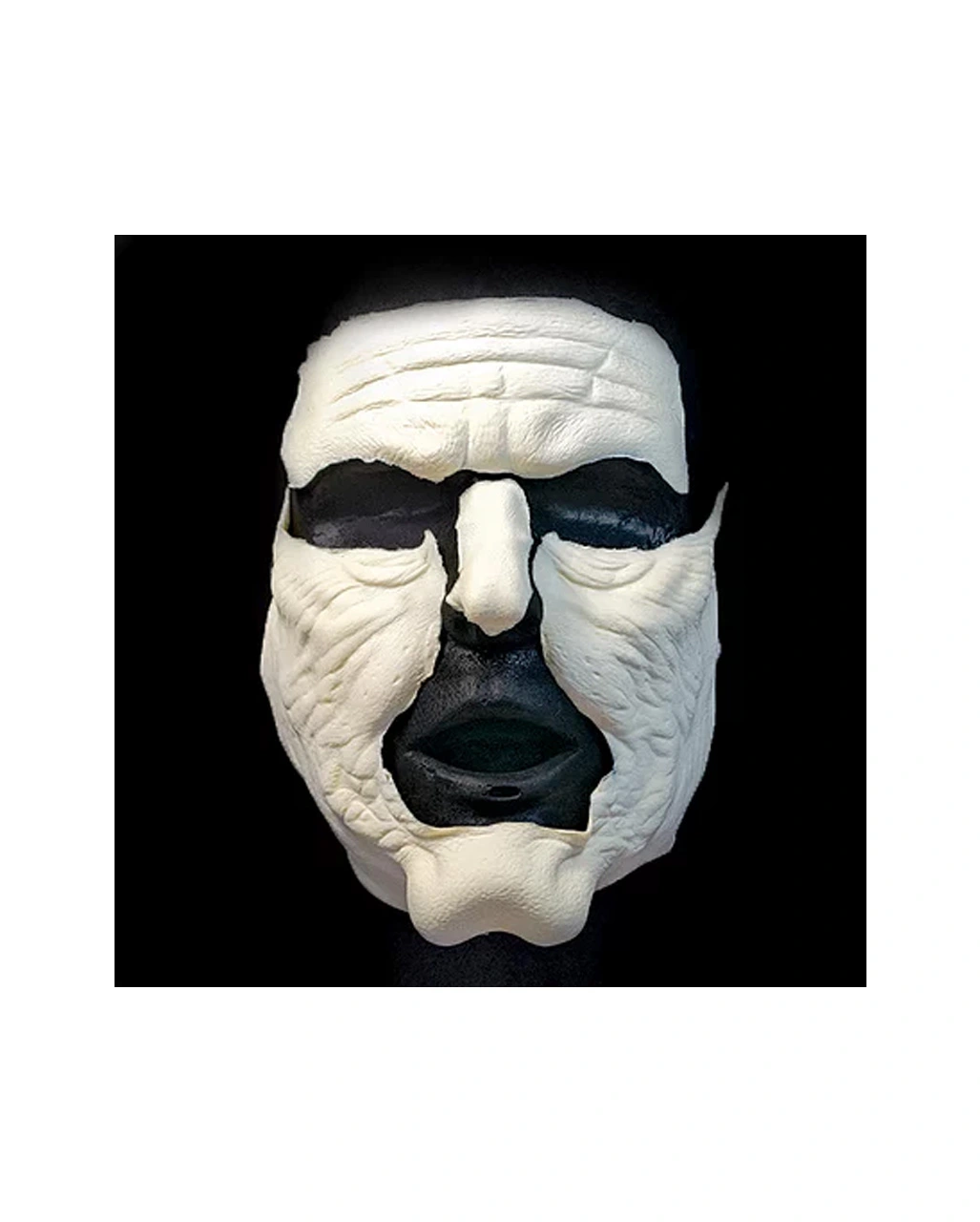 Crazy Joker Clown Schaumlatex Applikation 3-tlg. – Bild 2