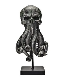 Cthulhu Totenkopf Figur Auf Ständer 33cm