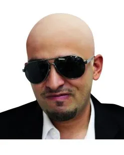 Glatzenfolie Hautfarben