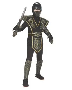 Gold Dragon Ninja Kinder Kostüm