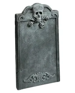 Grabstein Schädel Und Rosen