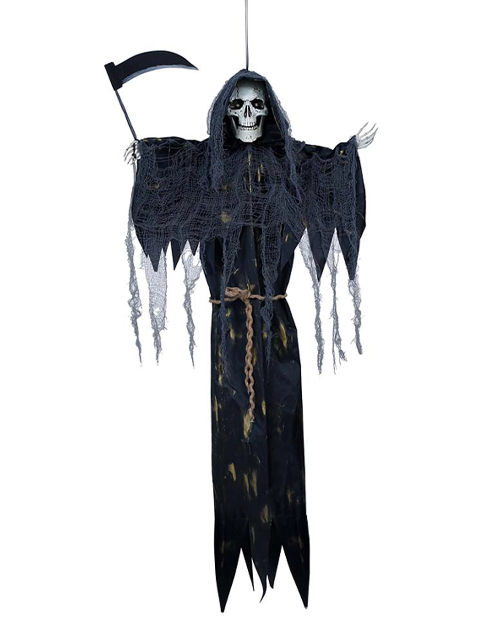 Grim Reaper Mit Sense & LED Augen 120cm