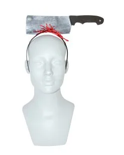 Haarreif Mit Blutigem Schlachterbeil