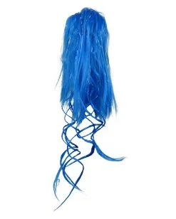 Haarteil Pferdeschwanz Mit Zöpfen Blau
