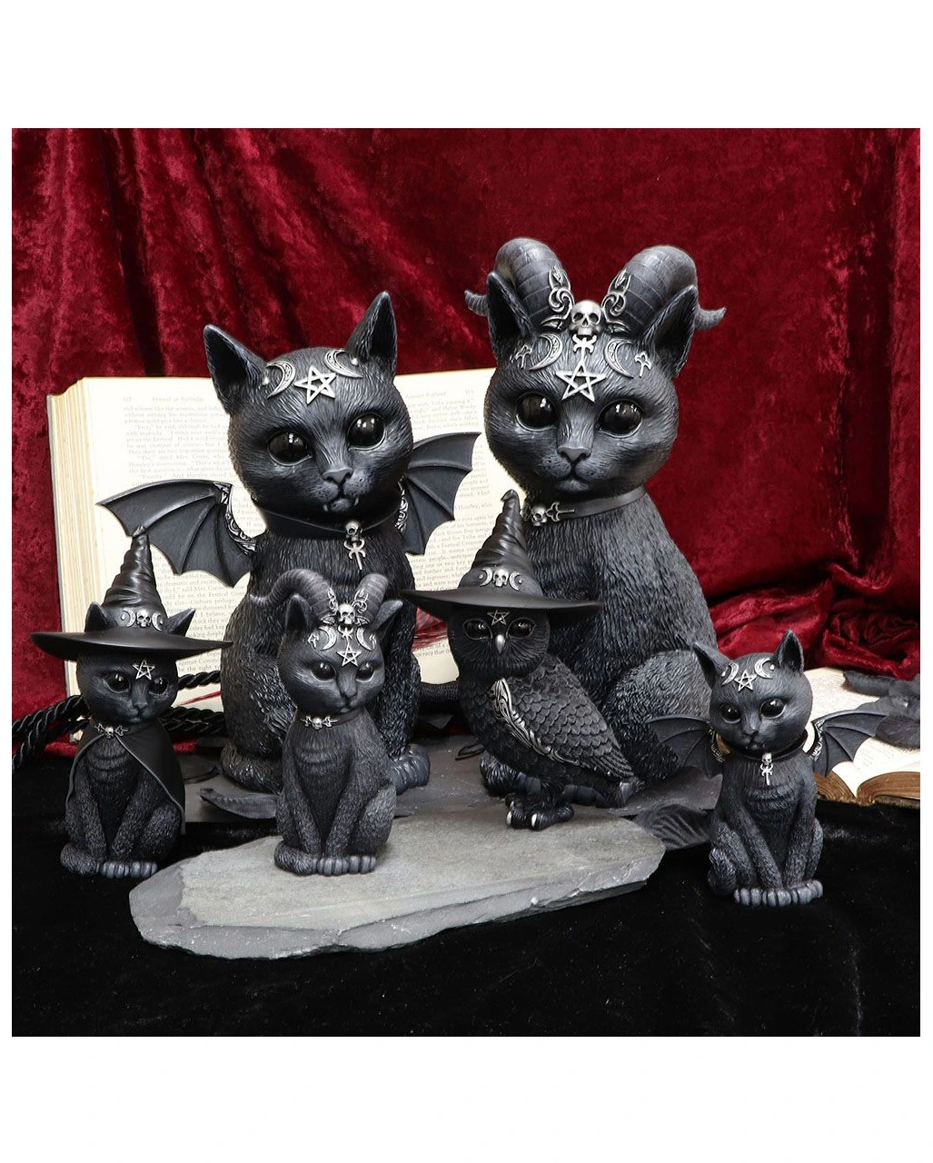 Halloween Eule Mit Hexenhut 13,5cm â Bild 7