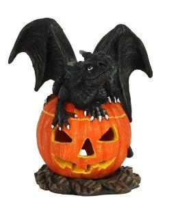 Halloween Kürbis Mit Drachen Räucherkegelhalter