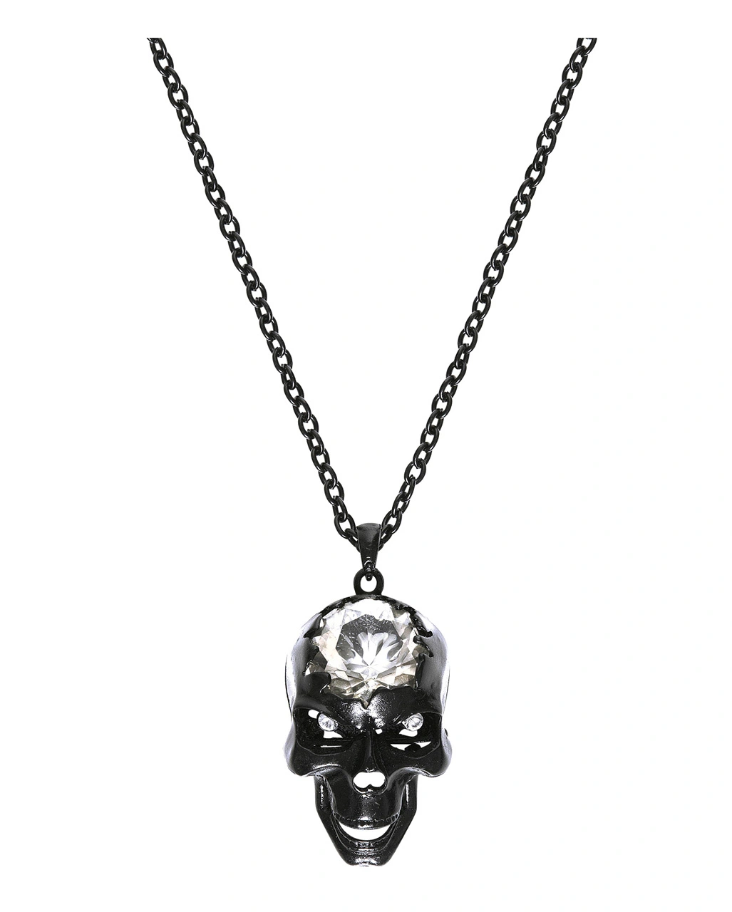 Halskette Mit Totenkopf Anhänger – Bild 2