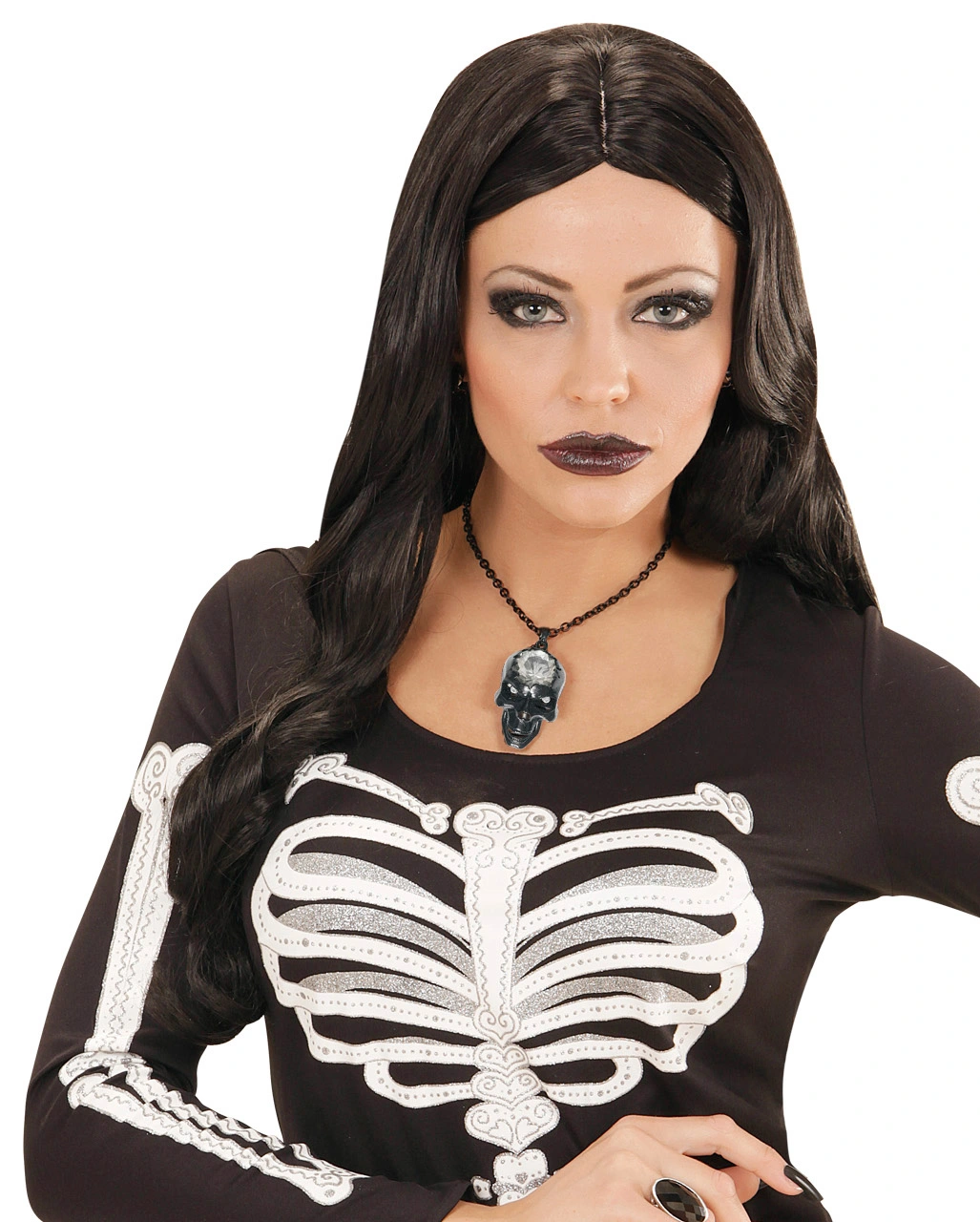 Halskette Mit Totenkopf Anhänger – Bild 4