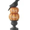 Happy Halloween Pumpkins Mit Krähe & Urne 22cm