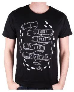 Harry Potter - I Solemnly Swear Shirt Schwarz