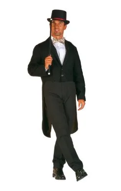 Herren Frack Schwarz