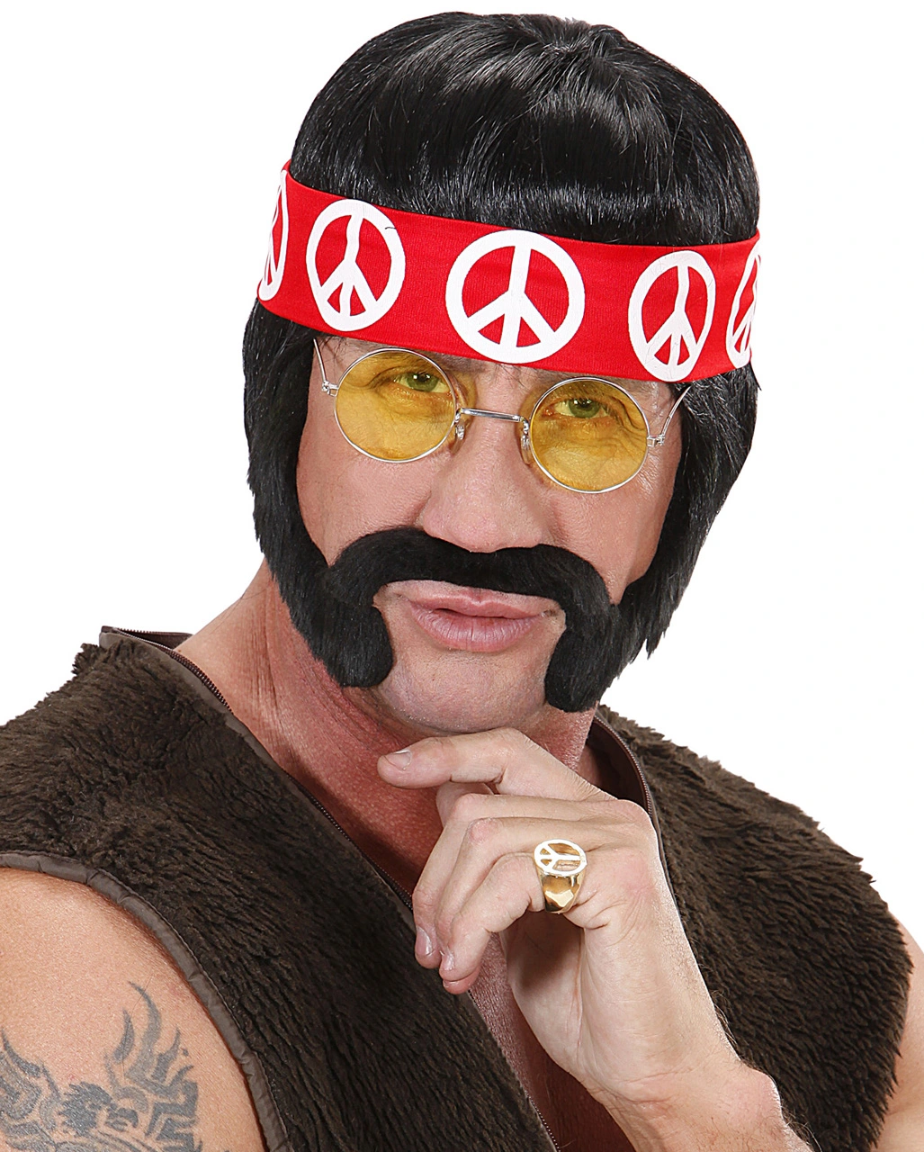 Hippie Ring Peace & Love – Bild 2