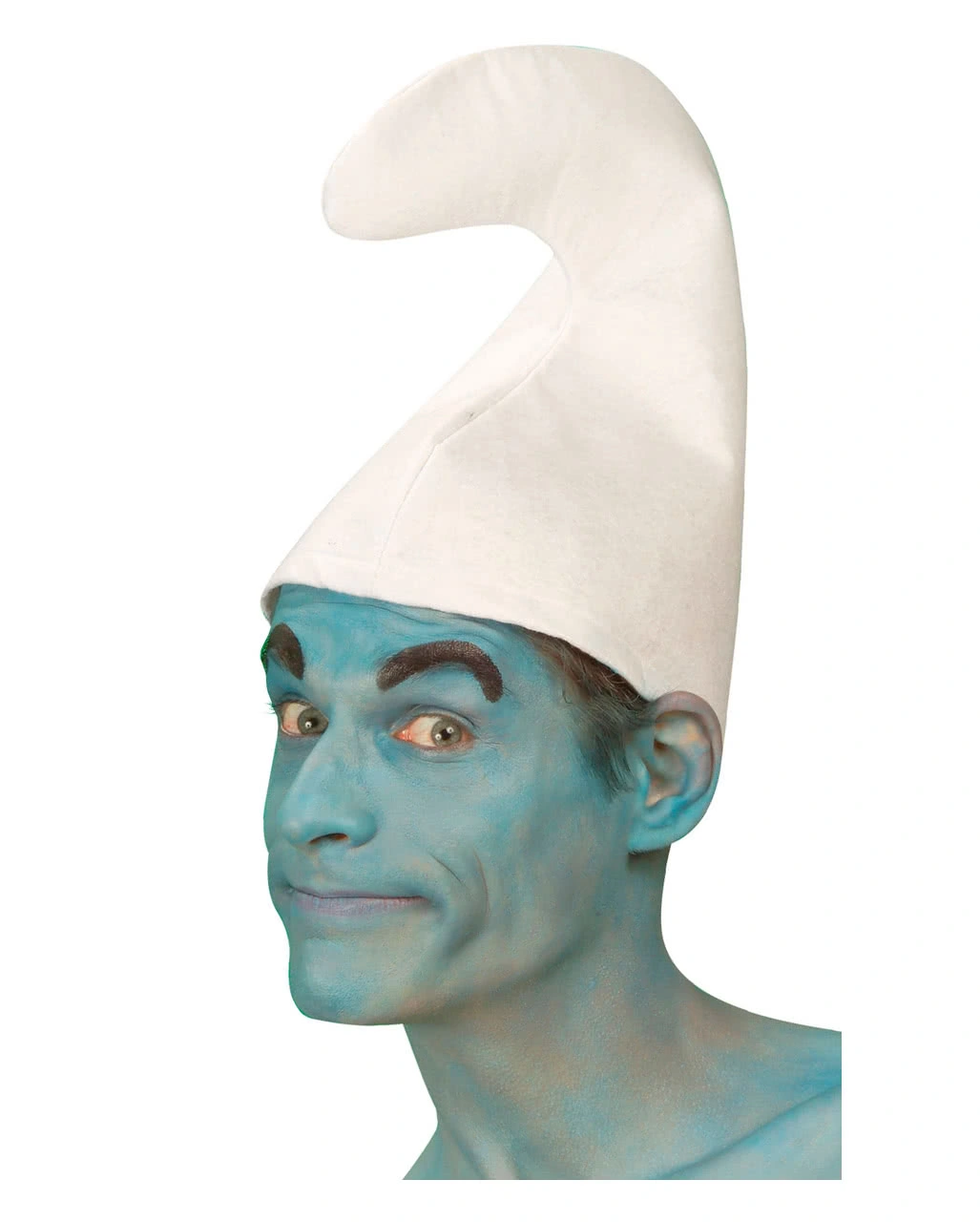 Schlumpfige Wichtelmann Mütze Weiß