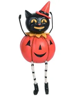 Johanna Parker Katze Pumpkin Body Vintage Figur
