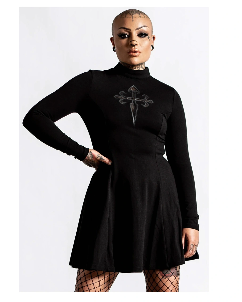 KILLSTAR Evanna Cross Kleid