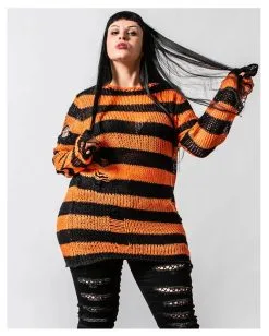 KILLSTAR Pumpkin Strickpullover