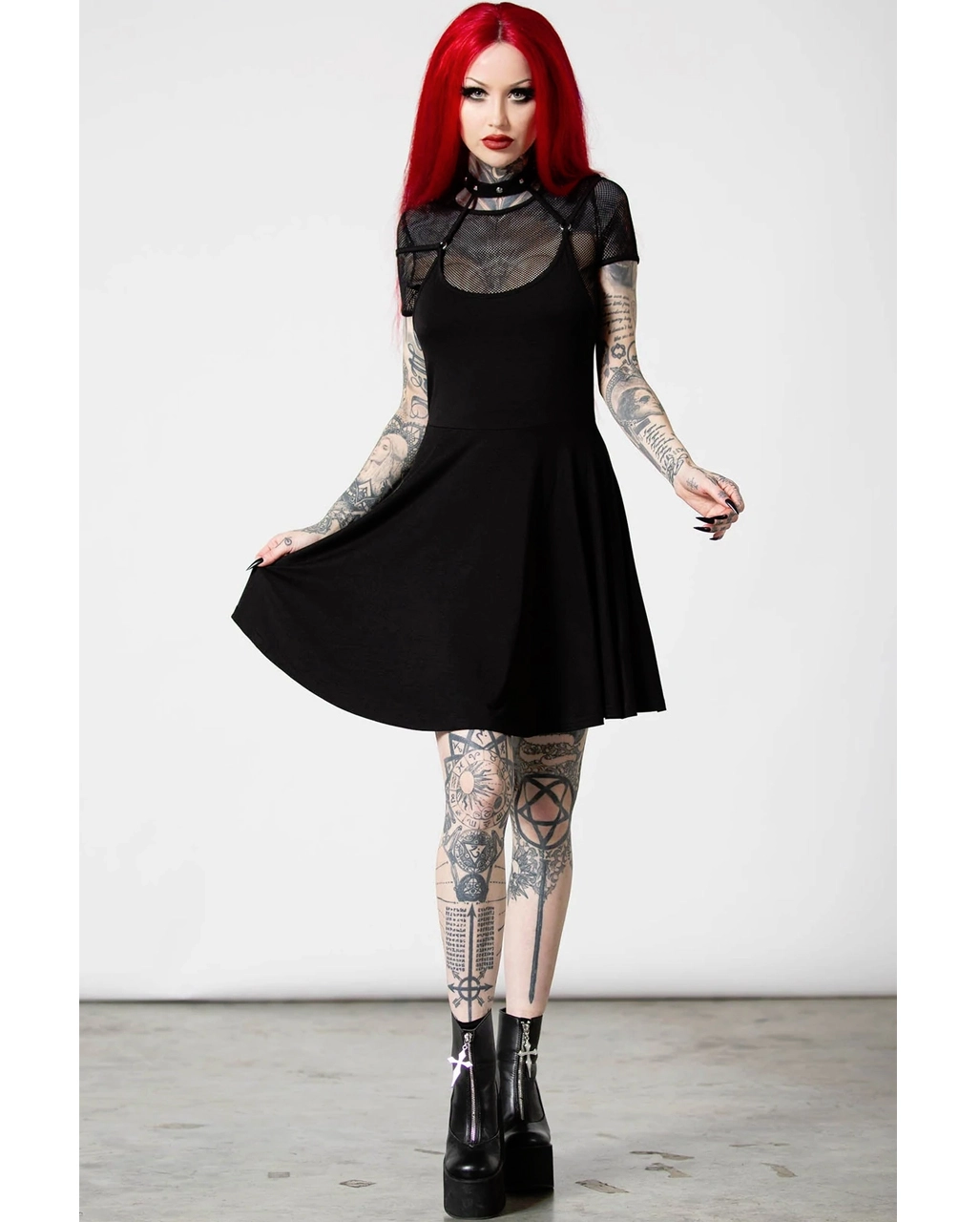 KILLSTAR Rotten Luck Skater Kleid