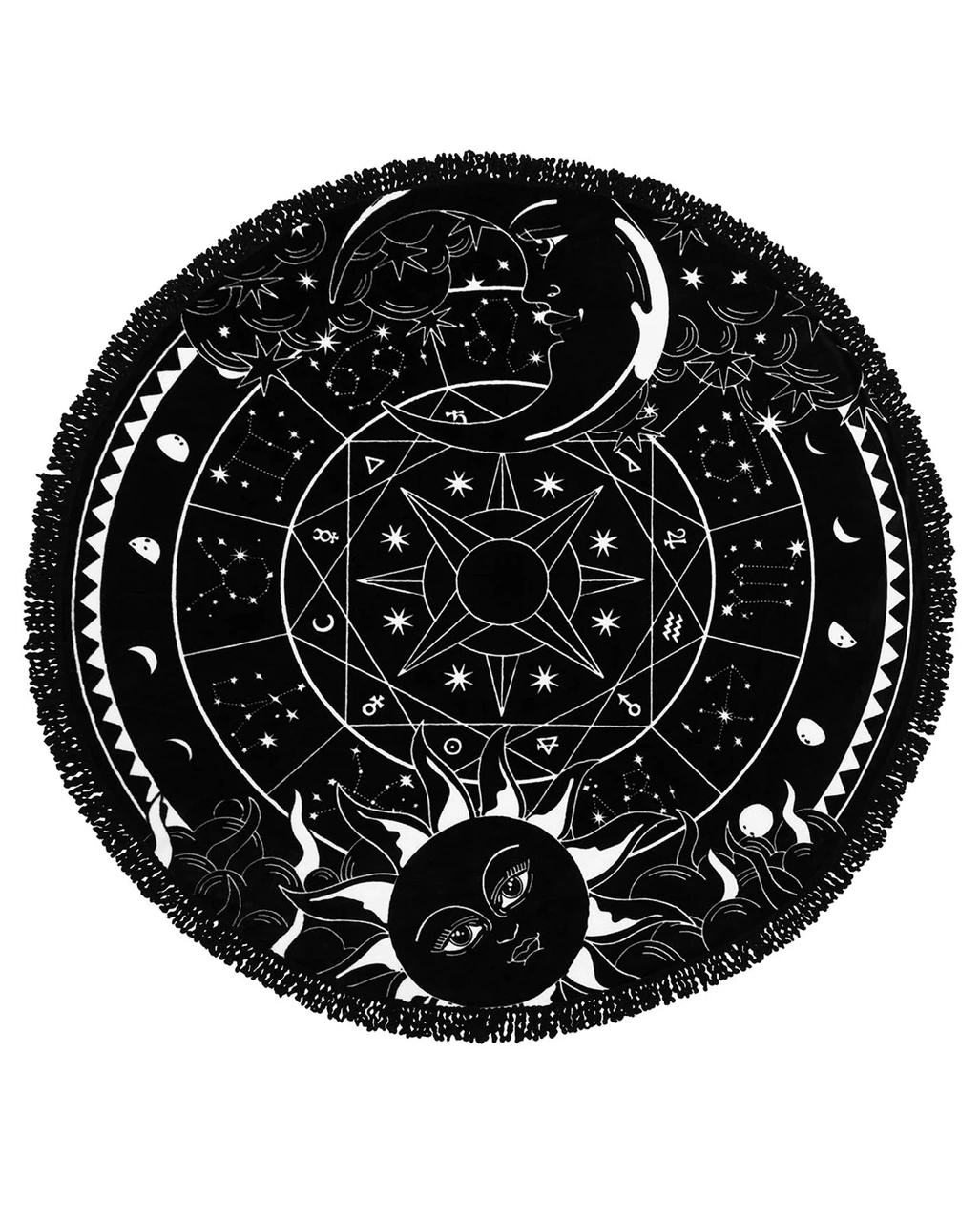 KILLSTAR Sky Spirit Tagesdecke Rund