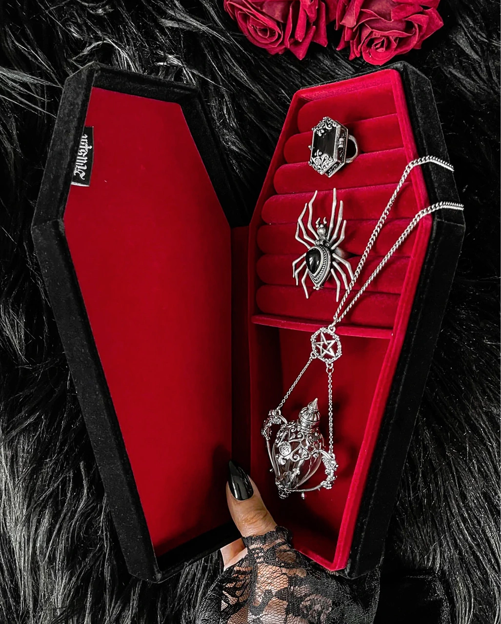 KILLSTAR Velvet Casket Schmuck Box – Bild 2