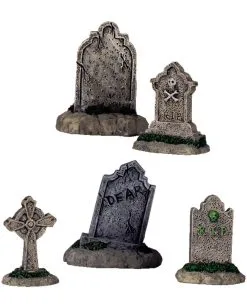 Lemax Spooky Town - Tombstones 5er Set