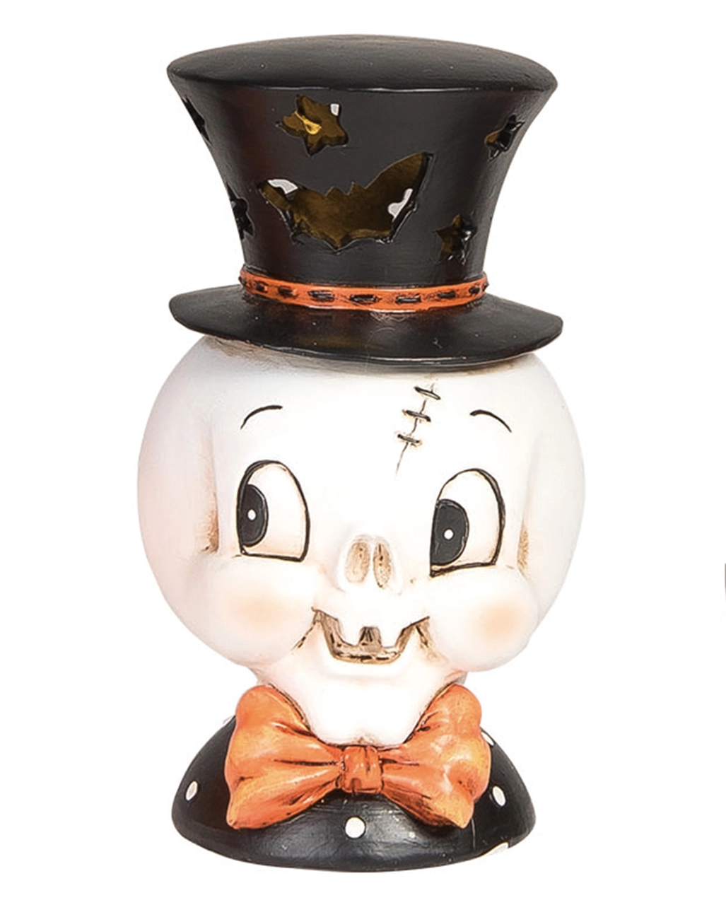 Leuchtender Johanna Parker Totenkopf Mit Hut 20cm