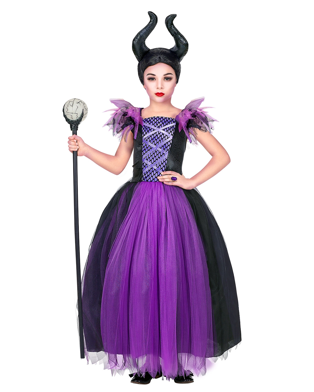 Malefizia Kinderkostüm Mit Kopfschmuck