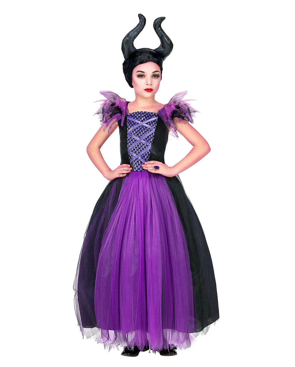 Malefizia Kinderkostüm Mit Kopfschmuck – Bild 2