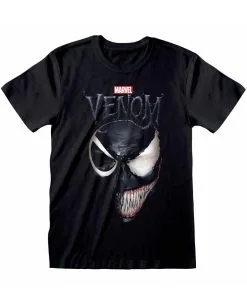 Marvel Comics Spiderman Venom Split Face T-Shirt