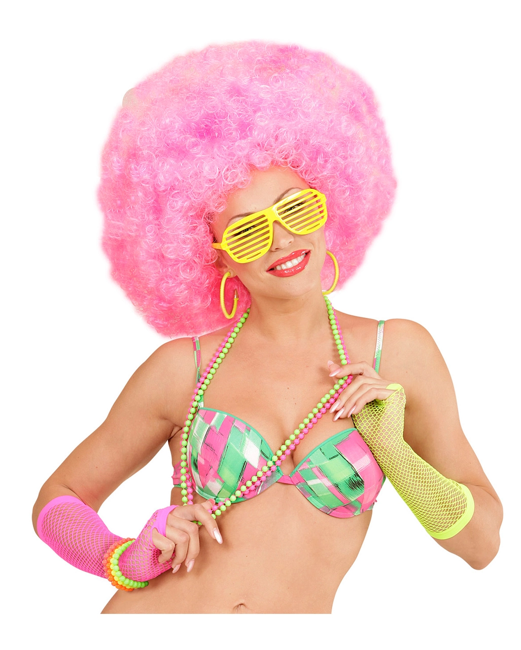 Neon Perlenarmband 4er Set – Bild 4