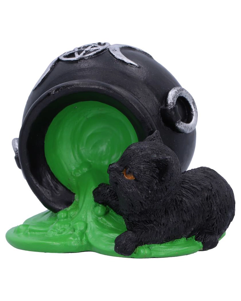 Ooops! Kätzchen Mit Umgestürztem Hexenkessel 8,7cm – Bild 2