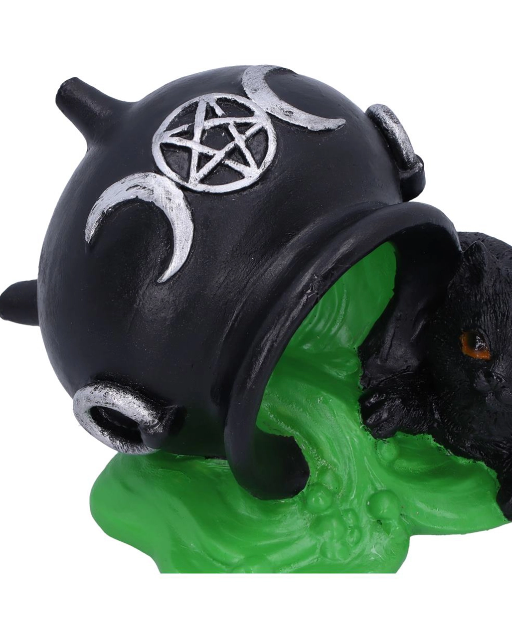 Ooops! Kätzchen Mit Umgestürztem Hexenkessel 8,7cm – Bild 6