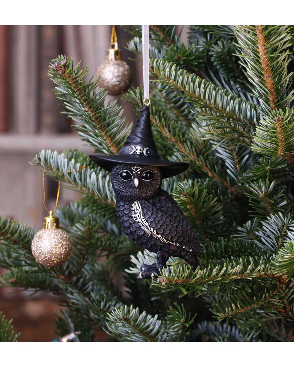 Owlocen Hexeneule Weihnachtskugel 12cm â Bild 7