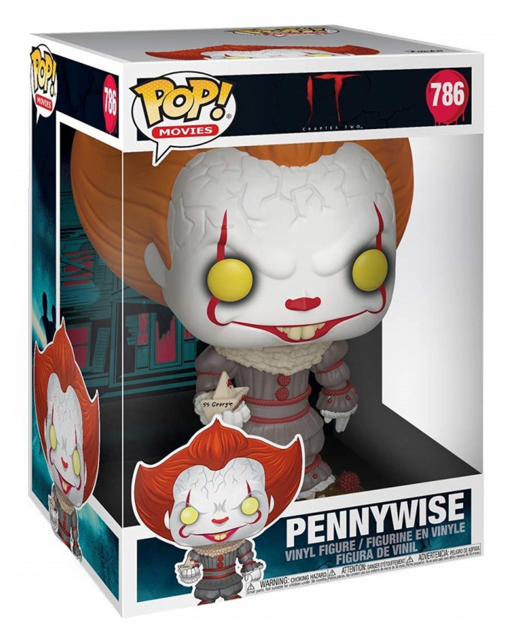 Pennywise IT Mit Boot 10" Funko POP! Figur – Bild 2