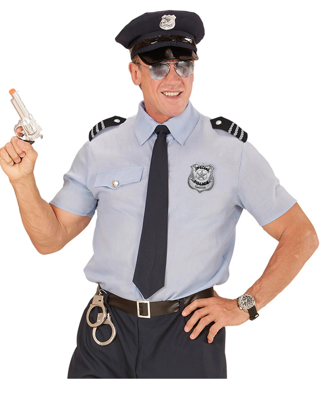 Polizisten Kostümzubehör Set 4-tlg. – Bild 2