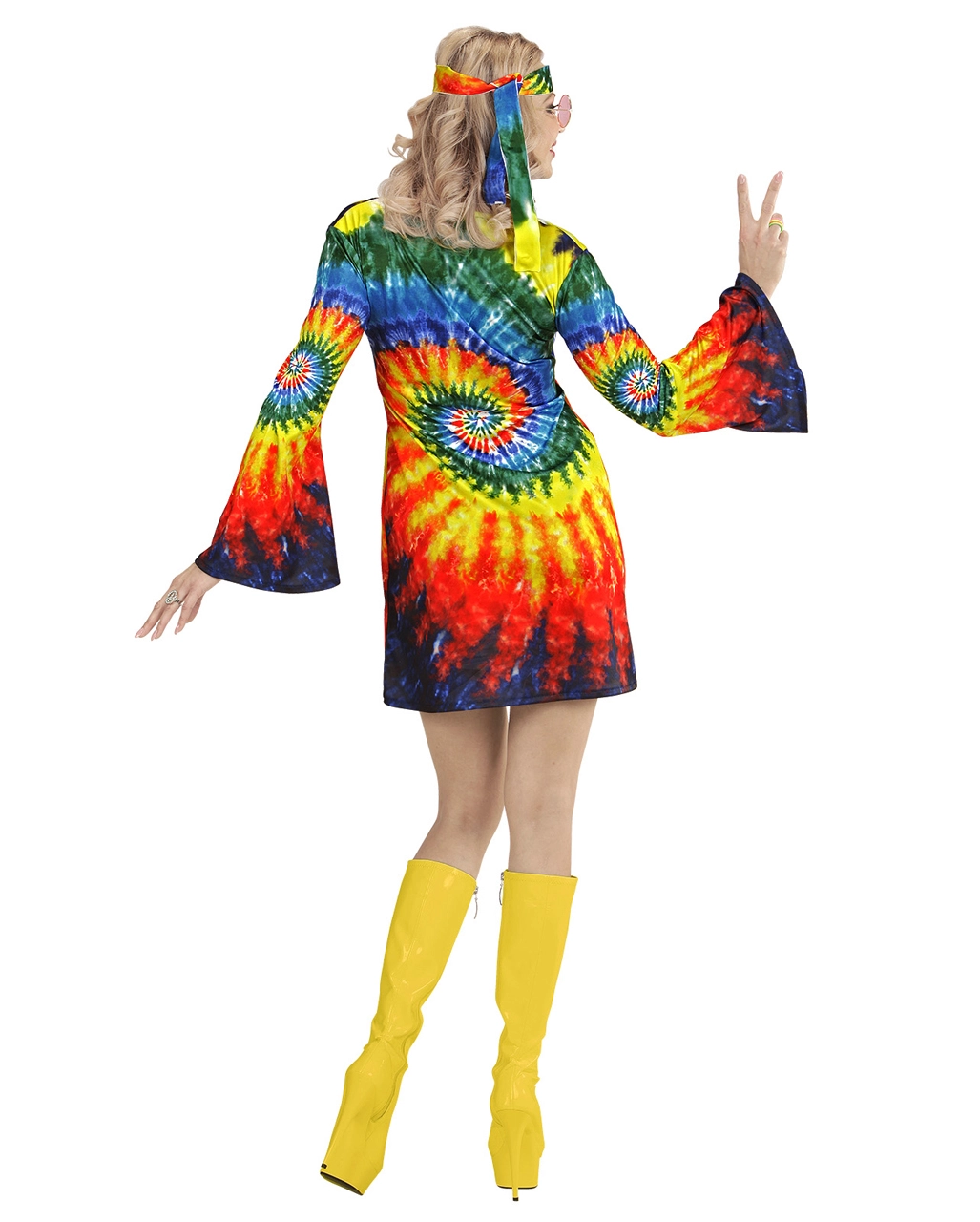 Psychedelic Hippie Girl Kostüm – Bild 2